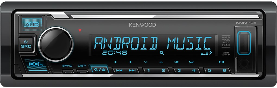 Kenwood KMM-125 магнитола